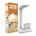 [GD] 60W Foldable LED Desk Lamp with Pen Holder and Cell Phone Stand