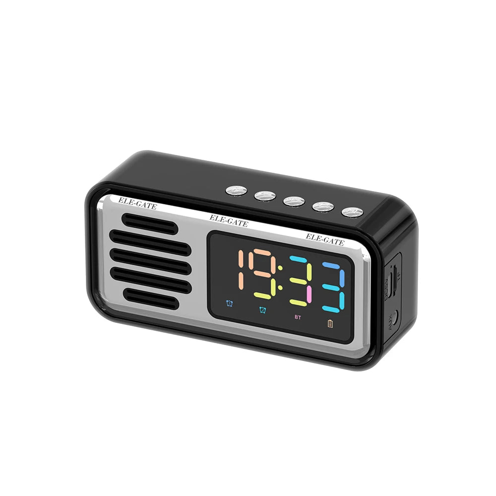 Ele-gate AV.SZ.BC.S22 3W for 5.0 Speaker LED Digital Alarm Clock with Color Display Home Use