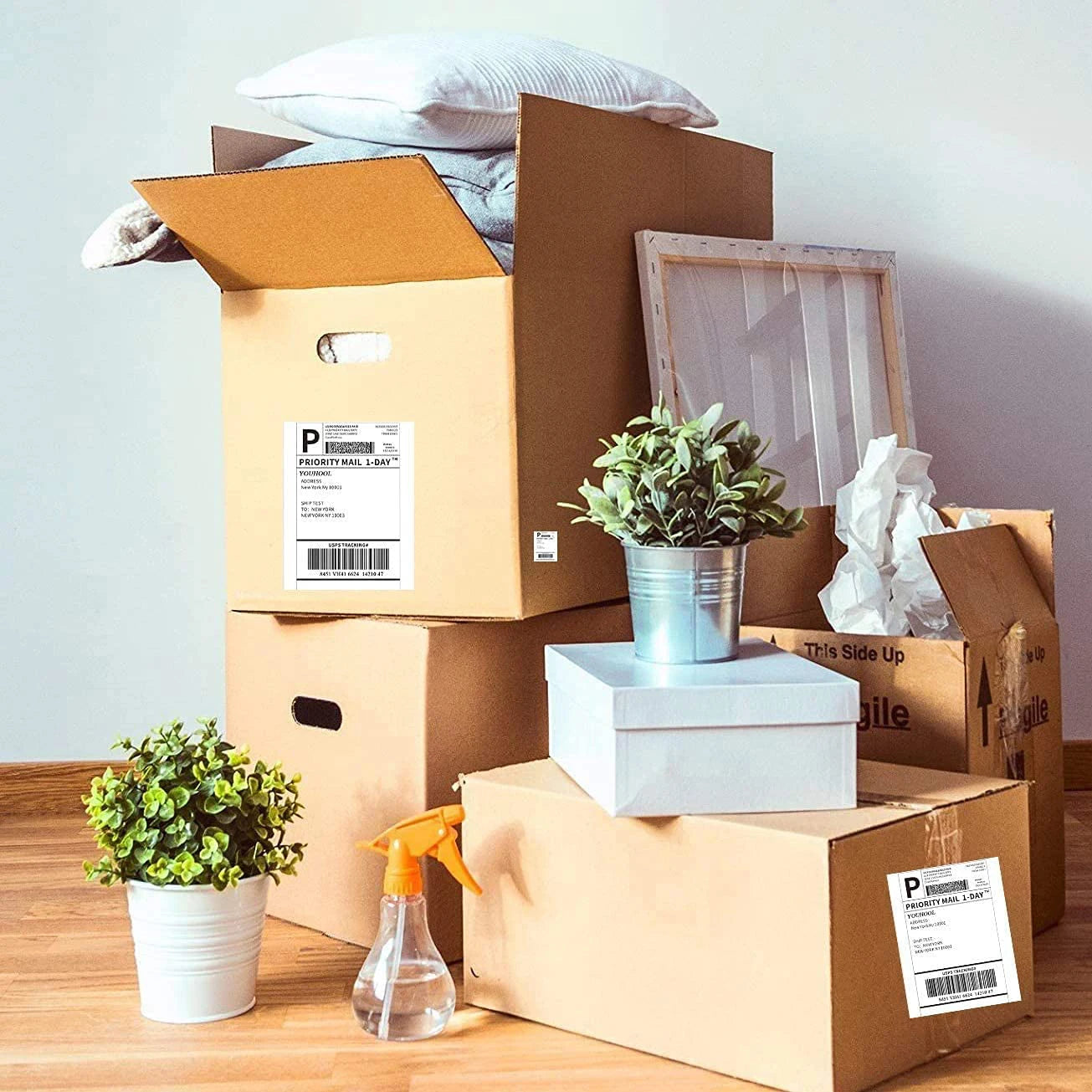 4"x6" inch Thermal Label Paper 100x150mm 100/500PCS For Thermal Shipping Labels DHL UPS Express Barcode For 9220/9210/246S/D200