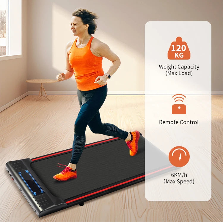 Accept Sports Machine Mini Electric Walking Pad Portable Treadmill Indoor Multi-function Treadmill Gym Equipment