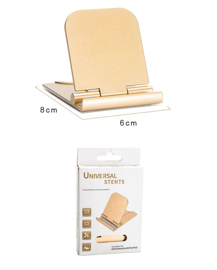 Phone Holder Stand Mobile Smartphone Support Tablet Stand for iPhone Desk Cell Phone Holder Stand Portable Mobile Holder Mount