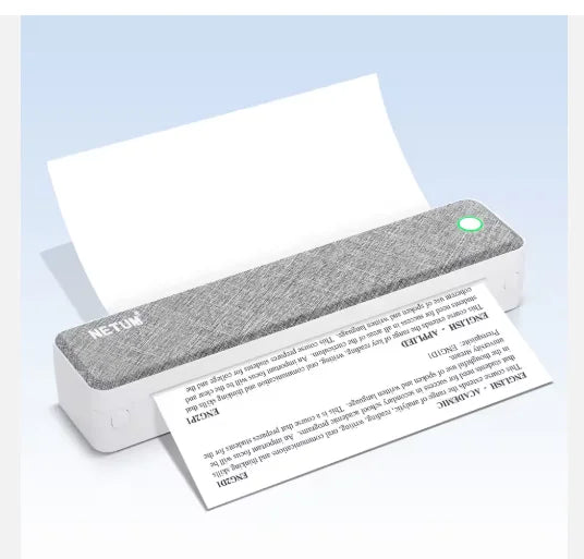 A4 Bluetooth Business Travel  Print Anywhere Inkless 203DPI Portable Rechargeable Thermal Printer LT-P10