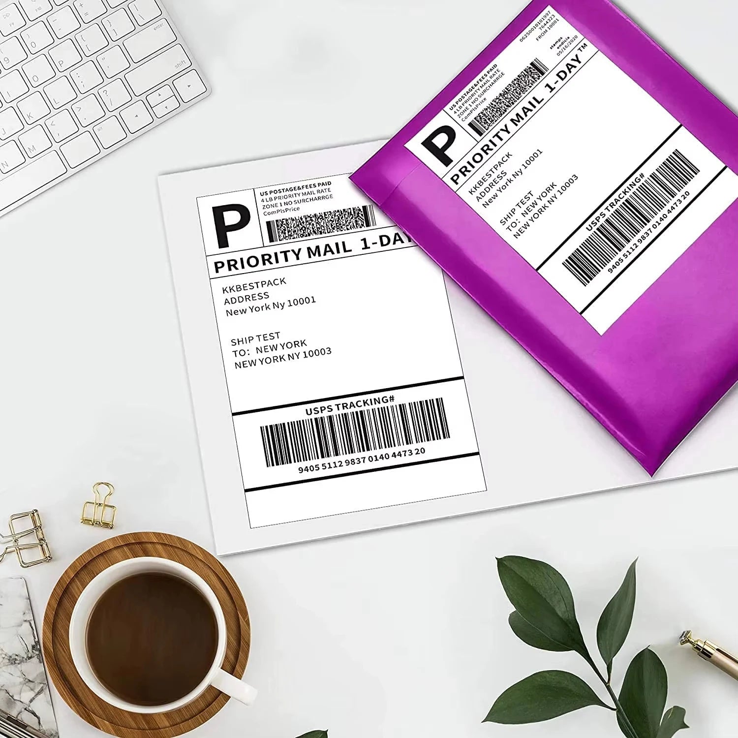 4"x6" inch Thermal Label Paper 100x150mm 100/500PCS For Thermal Shipping Labels DHL UPS Express Barcode For 9220/9210/246S/D200