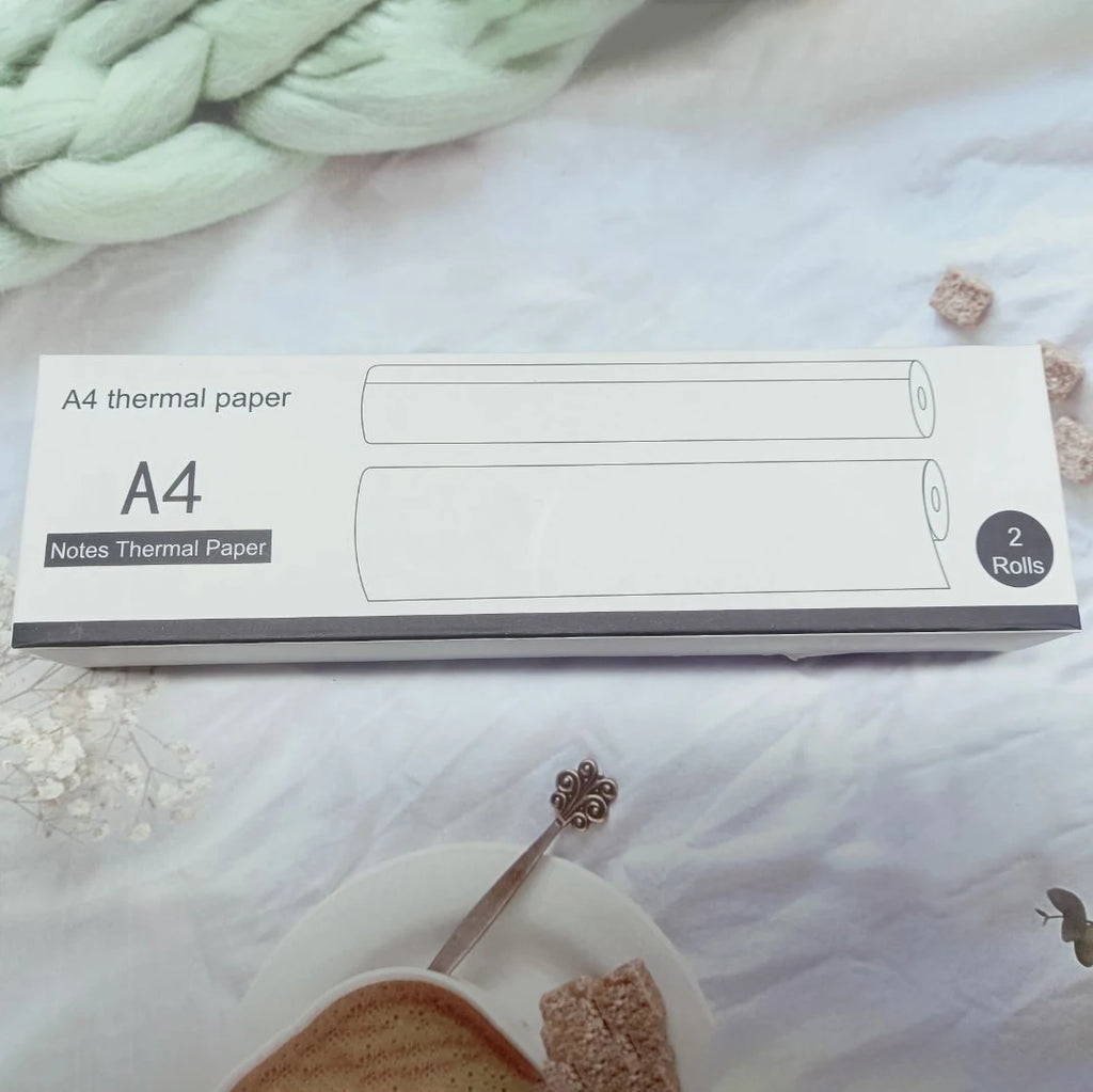 Inkless Portable A4 Thermal Printer Bluetooth PDF Excel Word Document Printing Machine Paper Roll For Office Work Home School