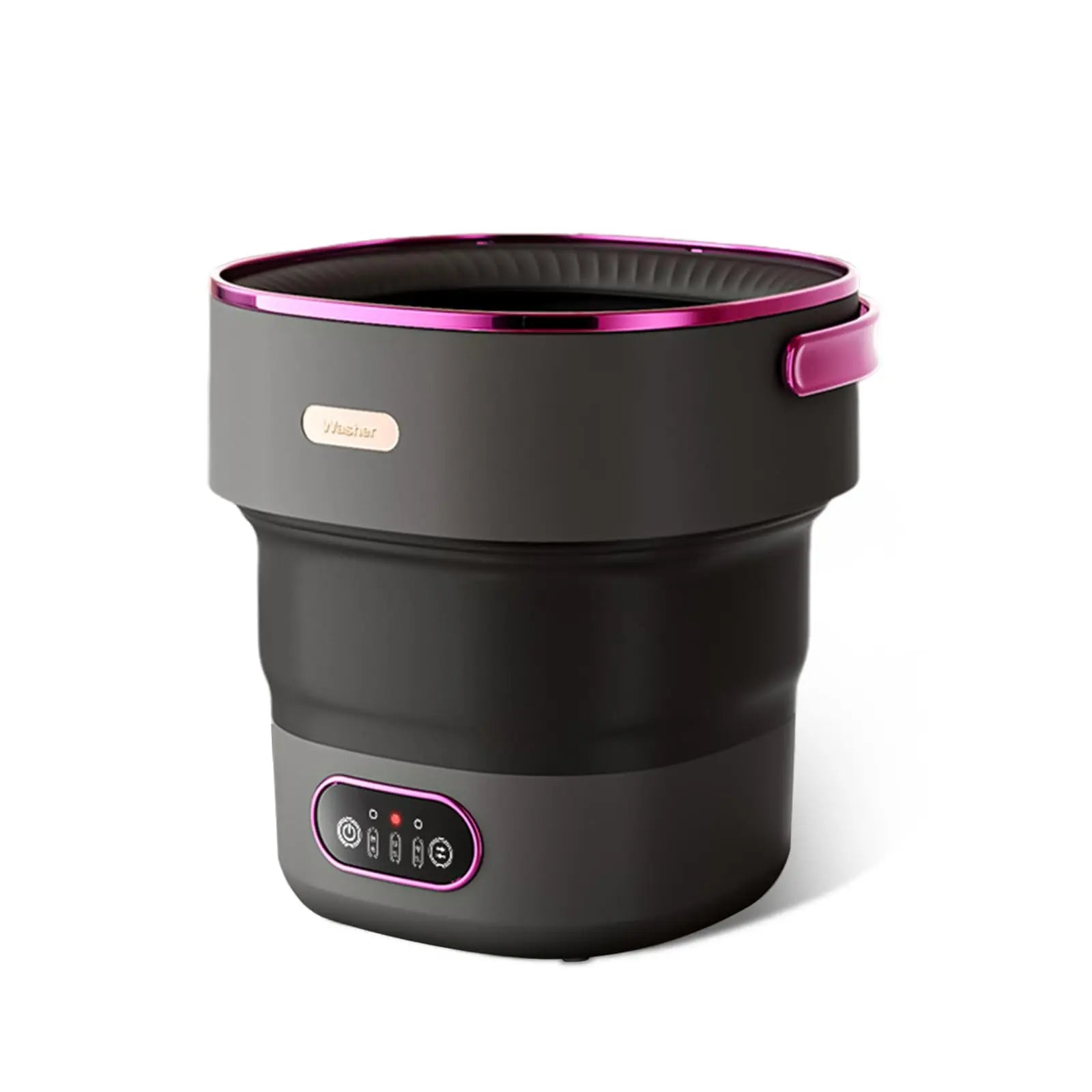 12L/13L Portable Folding Washing Machine With Spin Dry & Blue Light 3 Modes Quiet Compact Washer For RV Dorm Camping Travel