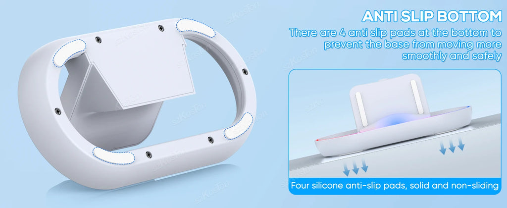 Charging Dock Station  for Playstation Portal Charger Stand with RGB Light and USB C Charging Cable for PS5 Portal Accessories