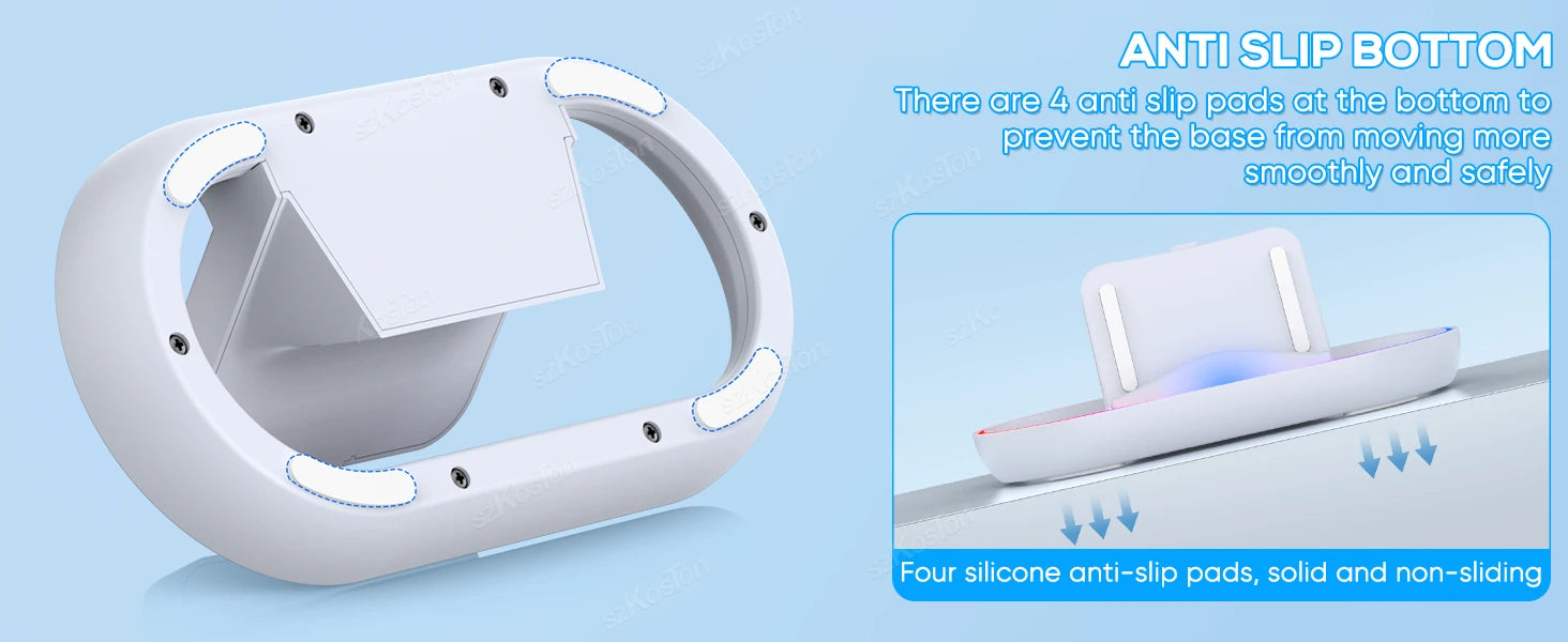 Charging Dock Station  for Playstation Portal Charger Stand with RGB Light and USB C Charging Cable for PS5 Portal Accessories