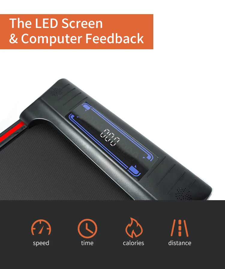 Accept Sports Machine Mini Electric Walking Pad Portable Treadmill Indoor Multi-function Treadmill Gym Equipment