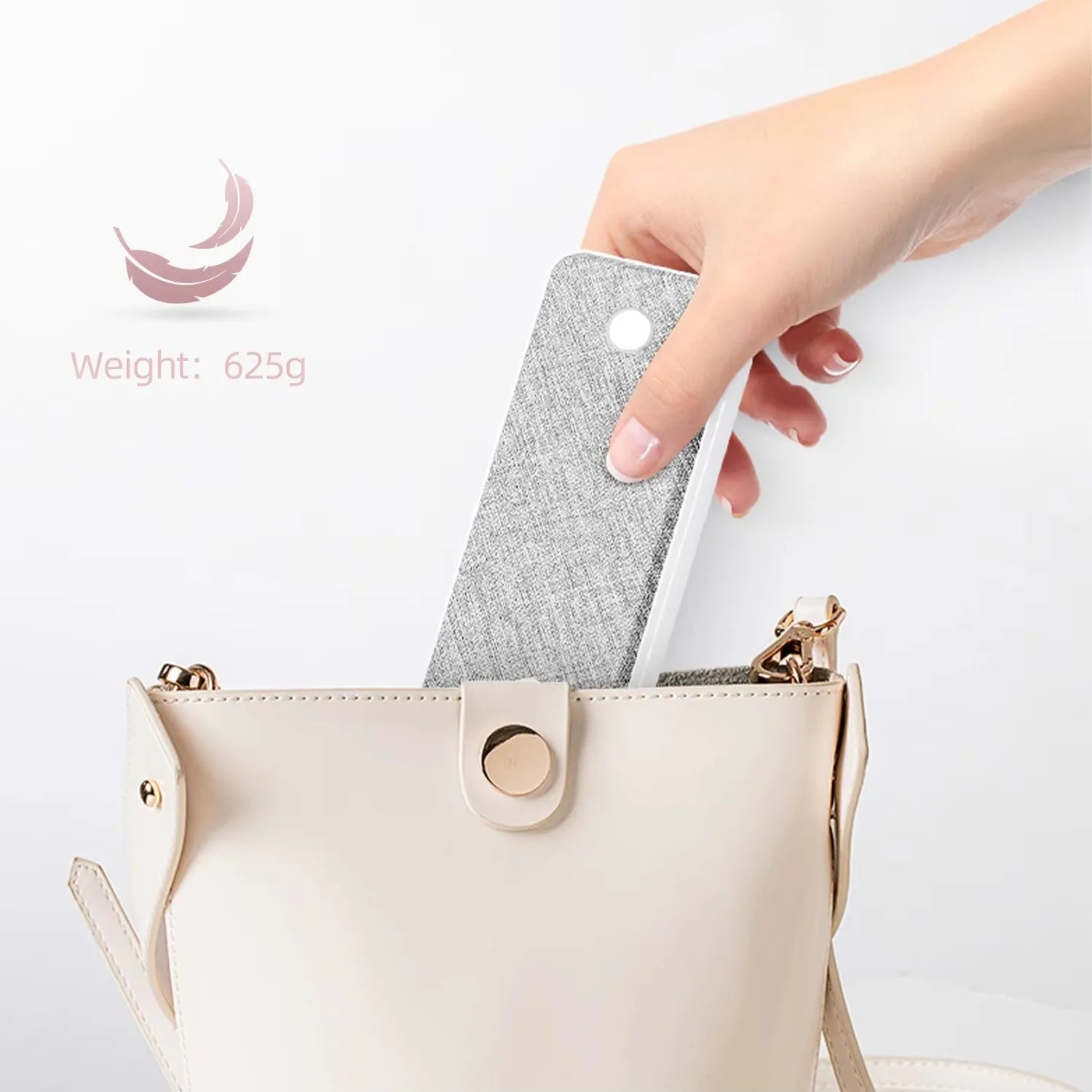 A4 Bluetooth Business Travel  Print Anywhere Inkless 203DPI Portable Rechargeable Thermal Printer LT-P10