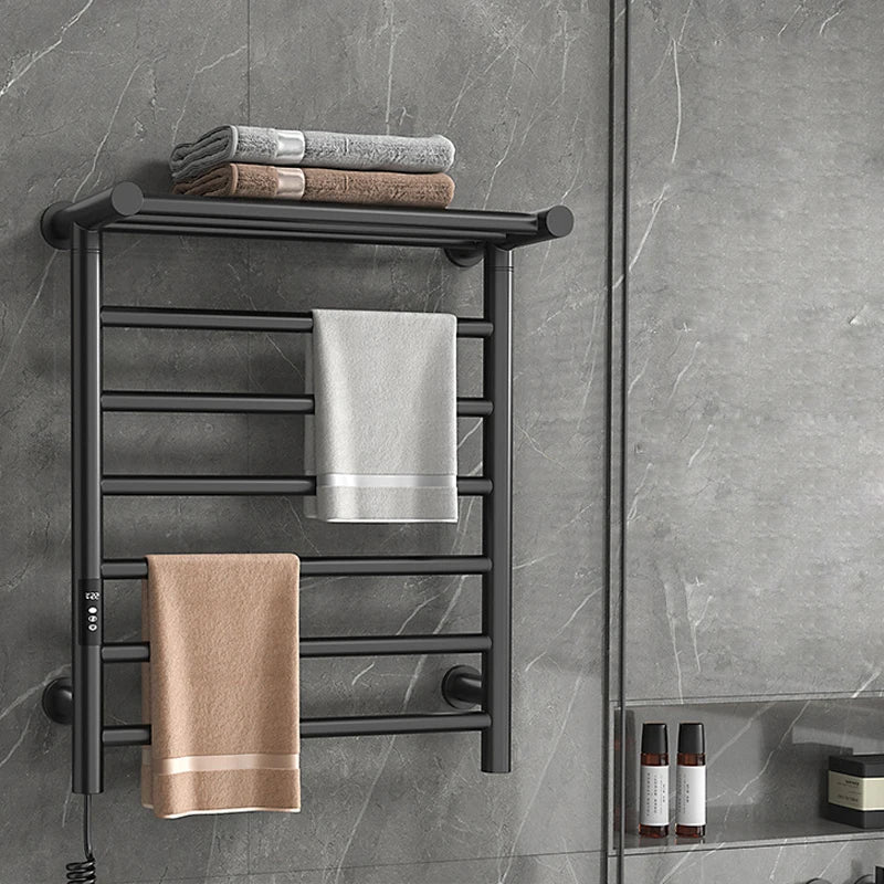 Towel Warmer 304 Stainless Steel 30-70°C adjustment 1-9H timing Smart Heated Electric Towel Rack 50*66*23.5cm 110V/220V