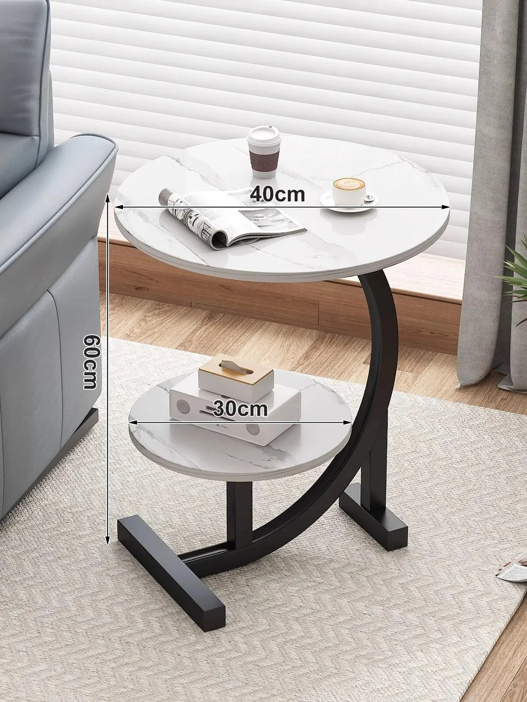 Sofa, Cabinets, Bedside Tables, Small Coffee Tables, Movable Small Side Tables, Leisure Small round Tables in the Living Room