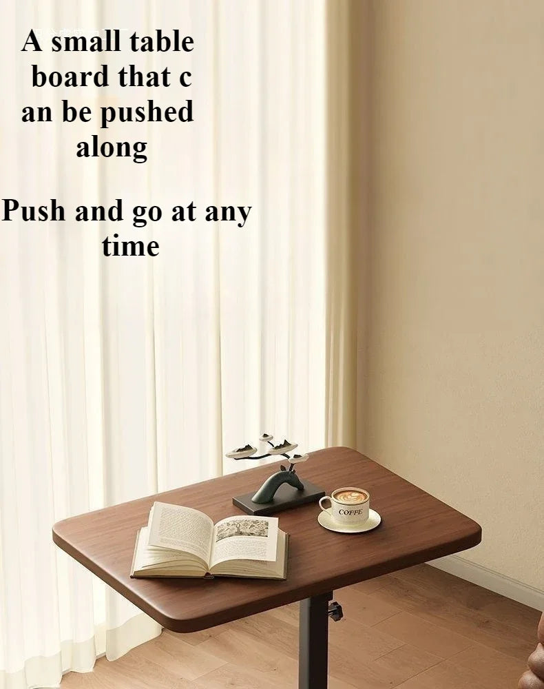 Mobile Bedside Table Household Office Desk Bedroom Folding Tables Student Dormitory Elevating Computer Desk Movable Workbench