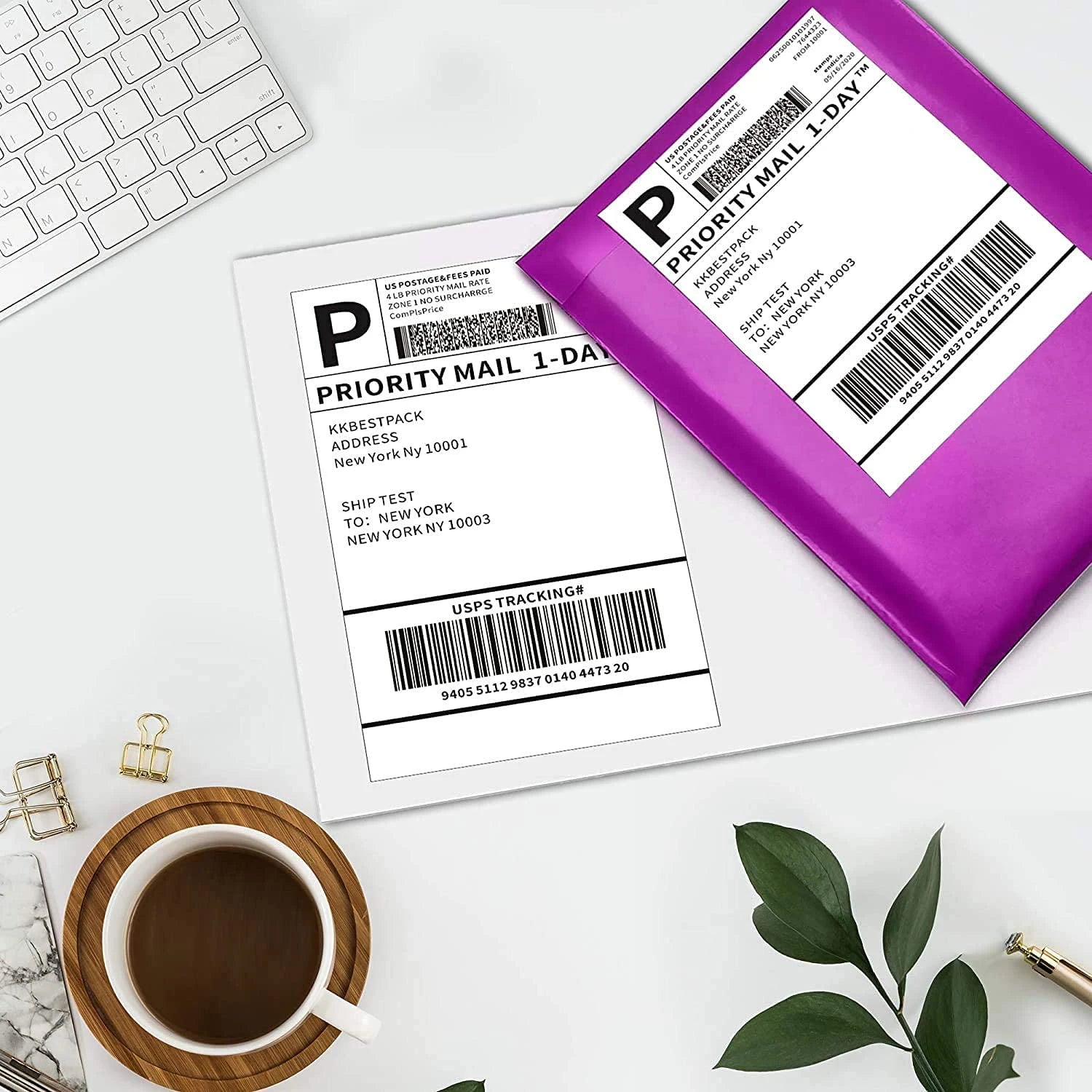 4"x6" inch Thermal Label Paper 100x150mm 100/500PCS For Thermal Shipping Labels DHL UPS Express Barcode For 9220/9210/246S/D200