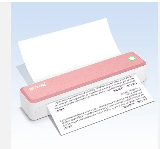 A4 Bluetooth Business Travel  Print Anywhere Inkless 203DPI Portable Rechargeable Thermal Printer LT-P10