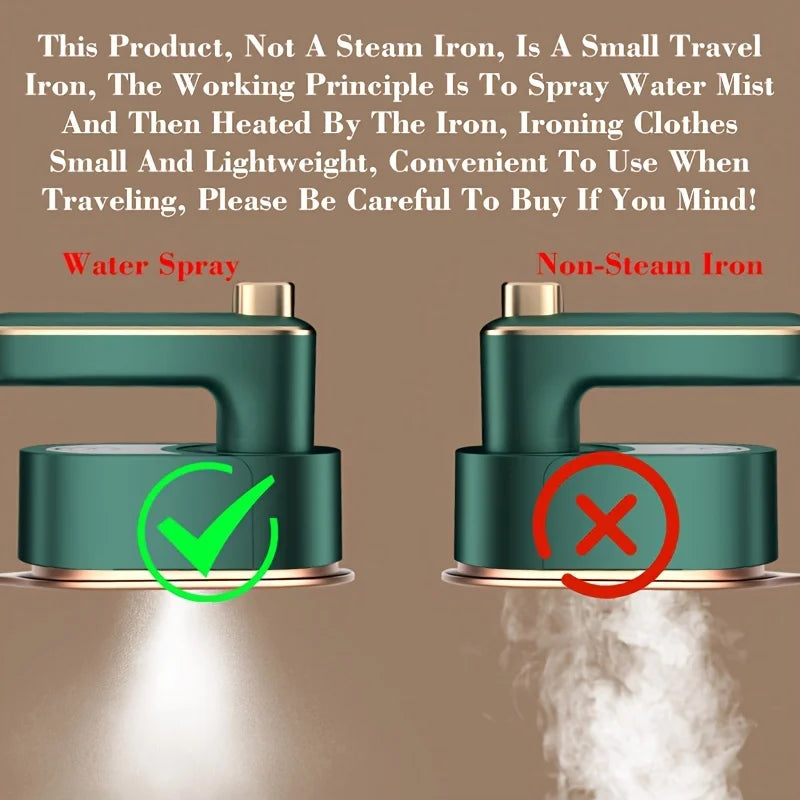 Handheld Clothing Plate Iron for Clothes Voor Mini ironing Machine Portable Travel Steam Iron Home Appliance Garment Steamer