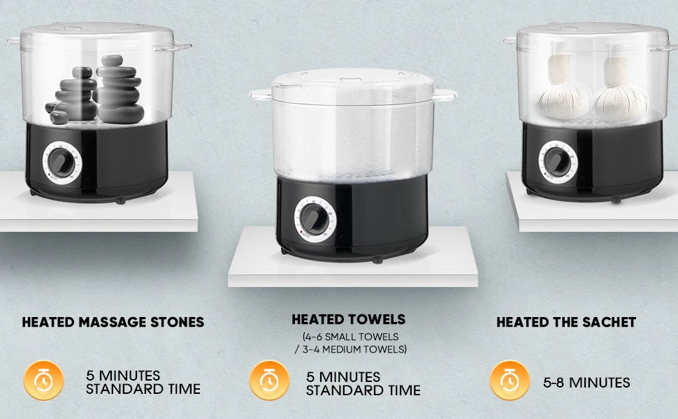 Towel Steamer Quick Heating Hot Towel Warmer Spa Towel Heater SPA Facial 202°F In 10mins Skin Moisturizing Tool Facials, Shaving