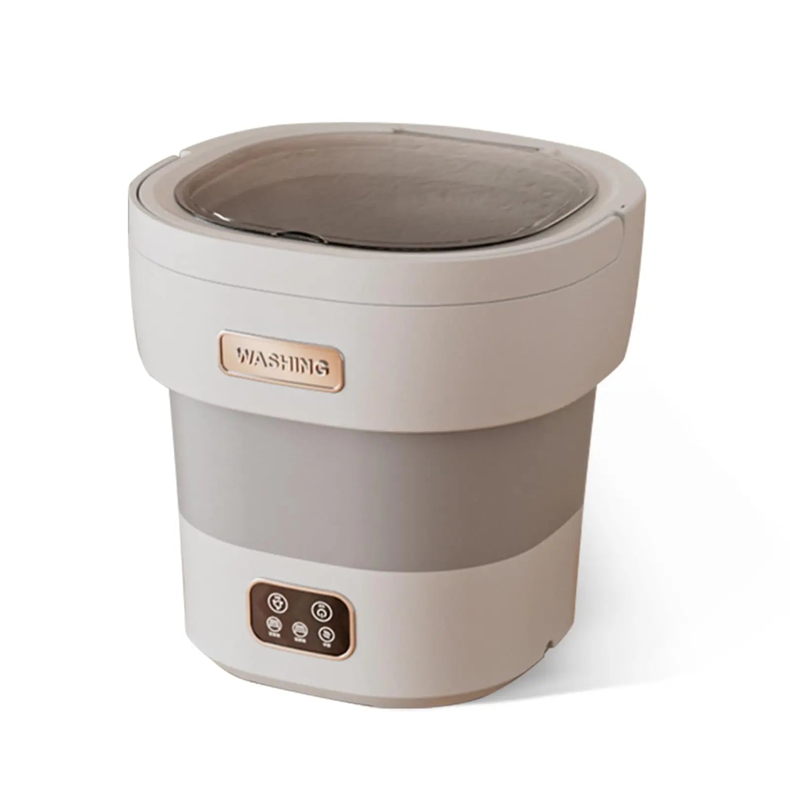 12L/13L Portable Folding Washing Machine With Spin Dry & Blue Light 3 Modes Quiet Compact Washer For RV Dorm Camping Travel