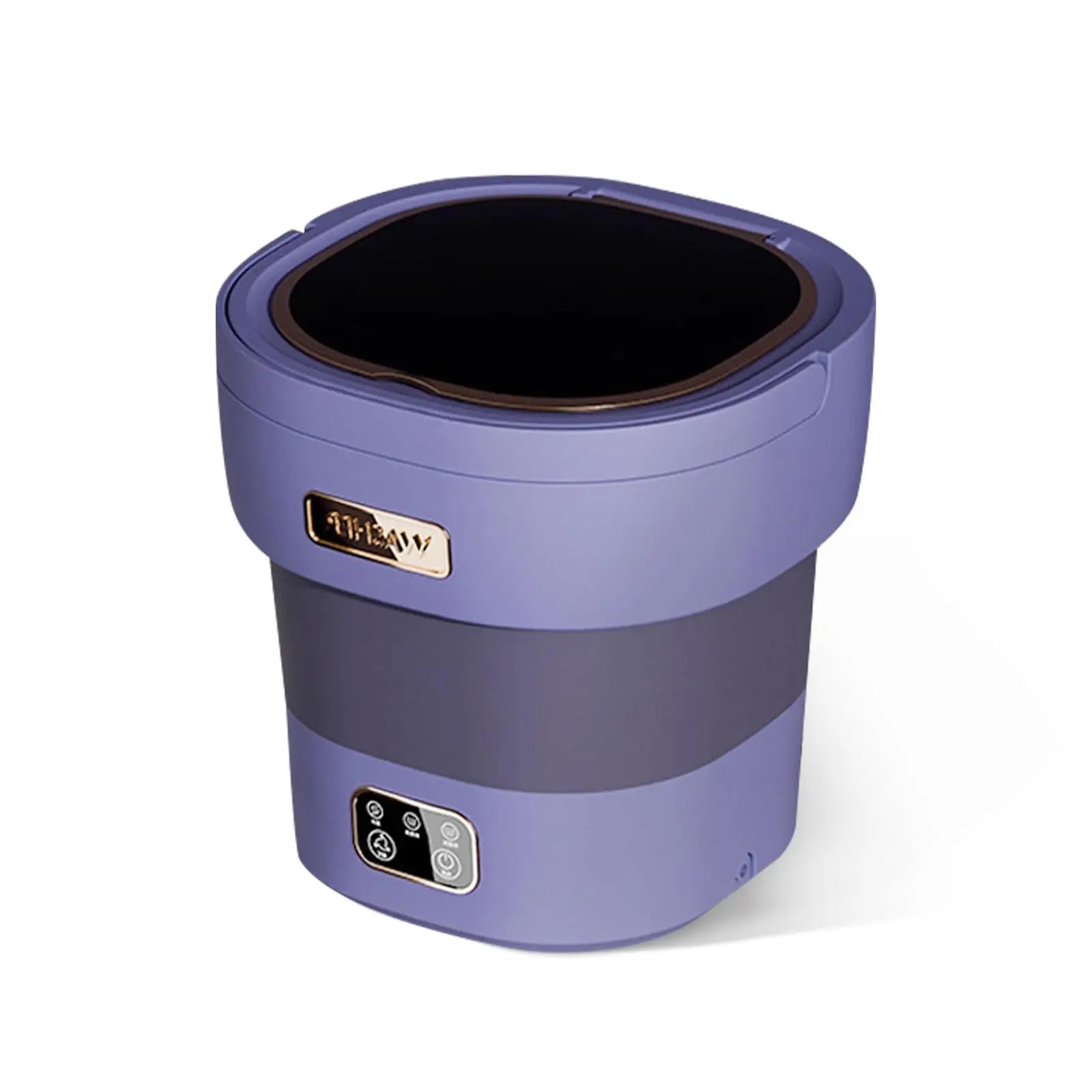 12L/13L Portable Folding Washing Machine With Spin Dry & Blue Light 3 Modes Quiet Compact Washer For RV Dorm Camping Travel